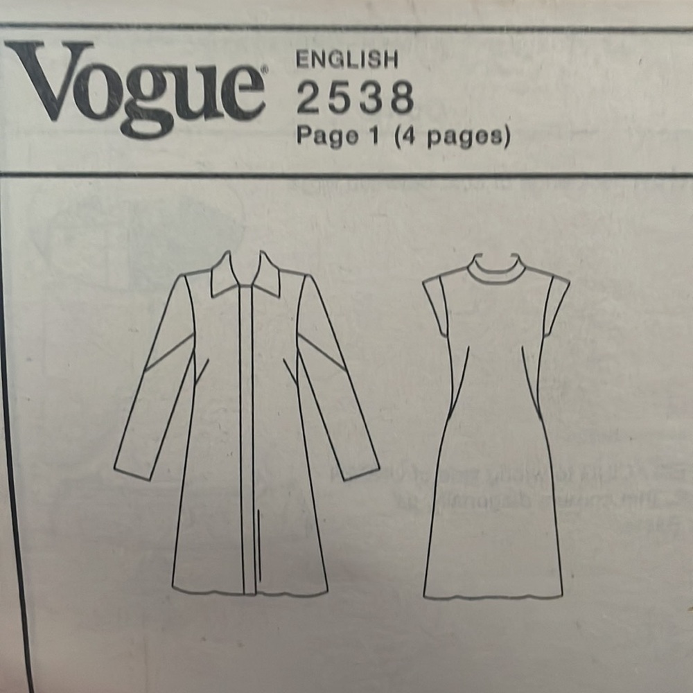 🌾 Claude Montana dress & jacket - Vogue pattern 2538 - Picture 2 of 5